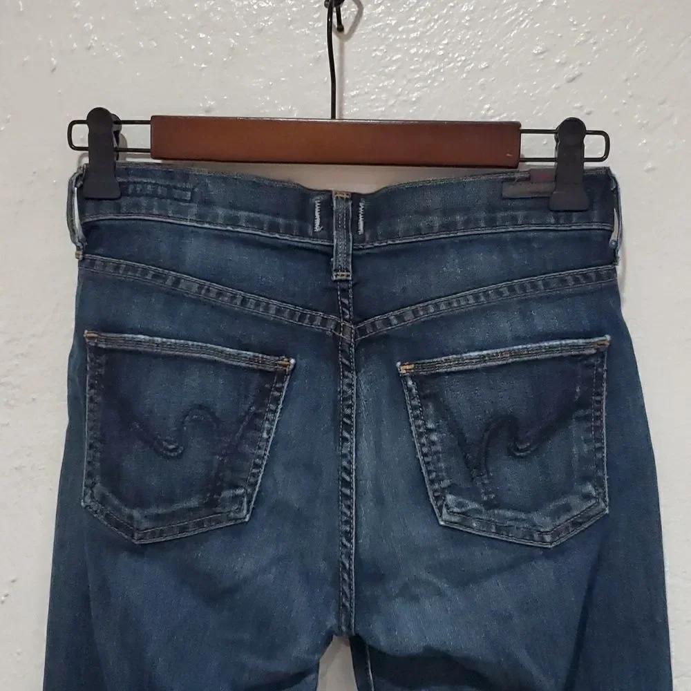 Citizens Of Humanity Elson Mid Rise Straight Leg Jeans Size 25 or 0